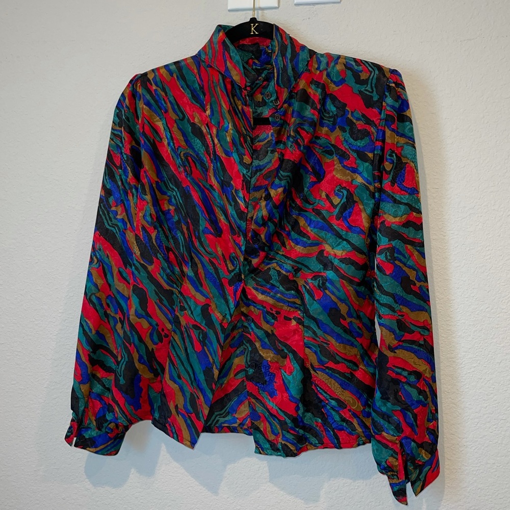 Vintage Multicolored Blouse